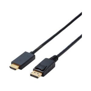 ELECOM エレコム 変換ケーブル/DisplayPort-HDMI/1.0m/ブラック CAC-DPHDMI10BK｜murauchi