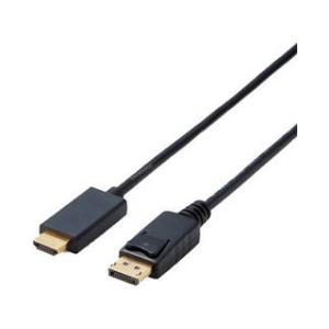 ELECOM エレコム 変換ケーブル DisplayPort-HDMI 2.0m ブラック CAC-DPHDMI20BK｜murauchi