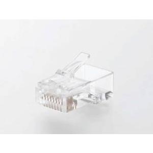 ELECOM エレコム  納期5月下旬 RJ45コネクタ/CAT6・CAT6A対応/単線・ヨリ線対応...