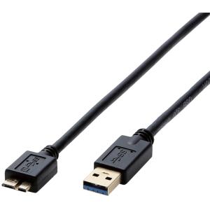 ELECOM エレコム  USB3.0ケーブル/A-microBタイプ/0.5m/ブラック DH-AMB3N05BK｜murauchi