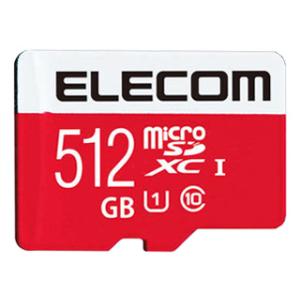 ELECOM エレコム  microSDXCカード 512GB NINTENDO SWITCH検証済 UHS-I/U1/Class10 GM-MFMS512G｜murauchi