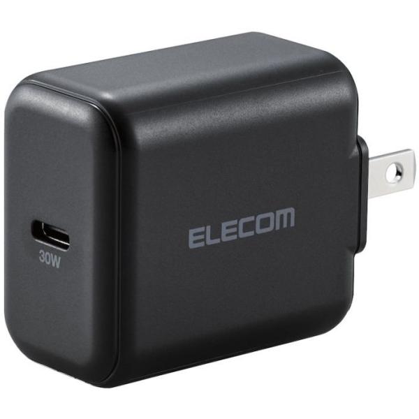 ELECOM エレコム ノートPC用ACアダプター PD認証 30W USB-C1ポート スイングプ...