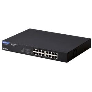 ELECOM エレコム 法人向けスイッチングハブ/アンマネージ/Giga/PoE/16ポート/3年保...