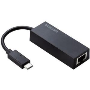 ELECOM エレコム 有線LANアダプタ/Giga対応/USB 5Gbps/Type-C/ブラック...