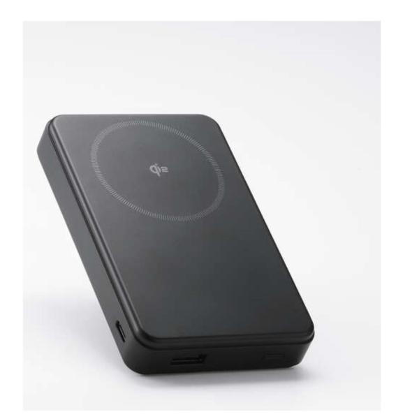 ELECOM エレコム DE-C67-10000BK モバイルバッテリー/リチウムイオン電池/Qi2...