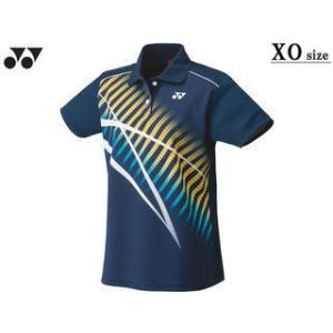 ヨネックス YONEX  ウィメンズ ゲームシャツ XOサイズ ネイビーブルー 20626-019