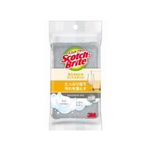 3M スリーエム スコッチ・ブライトTM　泡立ちゆたか　ネットスポンジ　グレー