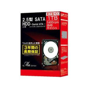 MARSHAL/マーシャル  東芝製 SATA HDD Ma Series 2.5インチ 1TB MQ01ABD100BOX｜murauchi