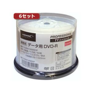 HIDISC/ハイディスク  HI DISC 【6セット】 DVD-R(データ用)高品質 50枚入 ...