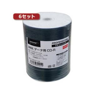 HIDISC/ハイディスク HI DISC 【6セット】 CD-R(データ用)高品質 100枚入 T...