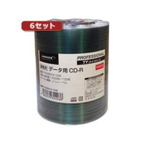 HIDISC/ハイディスク HI DISC 【6セット】 CD-R(データ用)高品質 100枚入 T...