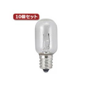 YAZAWA YAZAWA ナツメ球 T20 E12 20W クリア10個セット T201220CX10｜murauchi