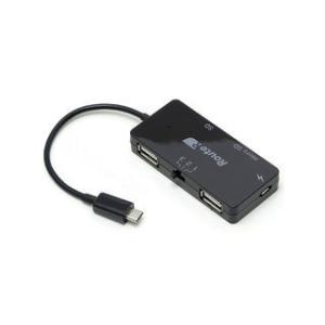 ルートアール  USBハブ＋充電ケーブル RUH-OTGU2CR+C｜murauchi