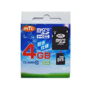 MTC/エムティーシー  mtc microSDHCカード 4GB class10　(PK) MT-...