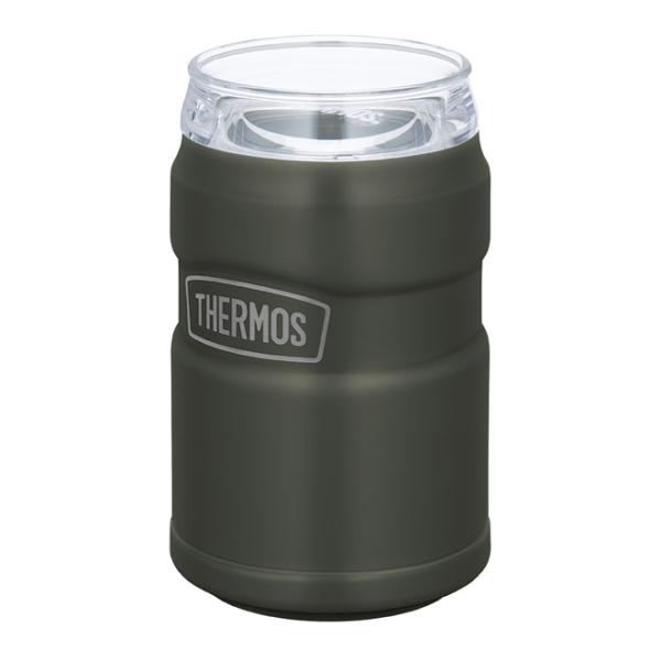 THERMOS サーモス 真空断熱缶ホルダー 保冷缶ホルダー 【カーキ】【350ml缶用】 ROD0...