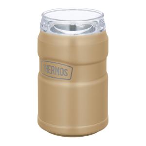 THERMOS サーモス 真空断熱缶ホルダー 保冷缶ホルダー 【サンドベージュ】【350ml缶用】 ROD0021｜murauchi