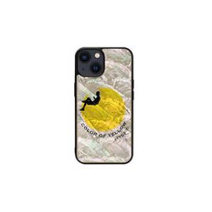 ikins ikins 天然貝ケース for iPhone 14 Sunset Yellow 背面カ...