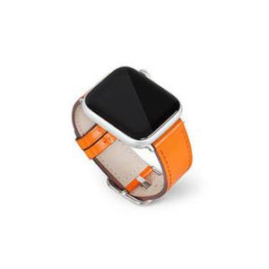 EGARDEN  EGARDEN スクエアバックル本革バンド for Apple Watch 49/45/44/42mm マンダリン EG24861AWMD｜murauchi