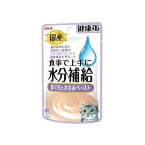 AIXIA アイシア 国産 健康缶パウチ 水分補給 まぐろとささみペースト 40g