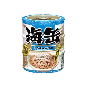 AIXIA アイシア  海缶ミニ3P しらす入りかつお 180g(60g×3缶)