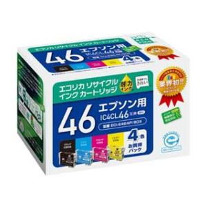 ecorica/エコリカ  リサイクルインク エプソン IC4CL46対応（4個パック） ECI-E464P/BOX｜murauchi