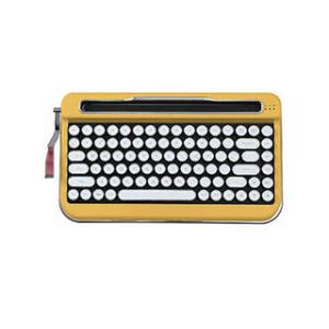 【未使用】QWERKYTOYS キーボード 本体　レトロ風 QWERKYTOYS Bluetoothキーボード レトロタイプライター US配列