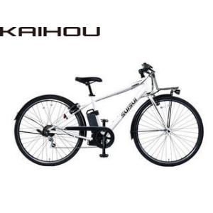 カイホウジャパン KAIHOU  【納期未定】【代引不可】SUISUI THENEO 700C型 外装7段 電動アシスト クロスバイク　ホワイト