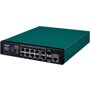 パナソニックLSネットワークス 10ポート PoE給電スイッチングハブ GA-MLD8TPoE+ PN260893｜murauchi