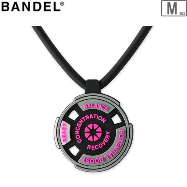 BANDEL バンデル REACT リアクト ネックレス 【ブラック×ピンク】【Mサイズ/45cm】...