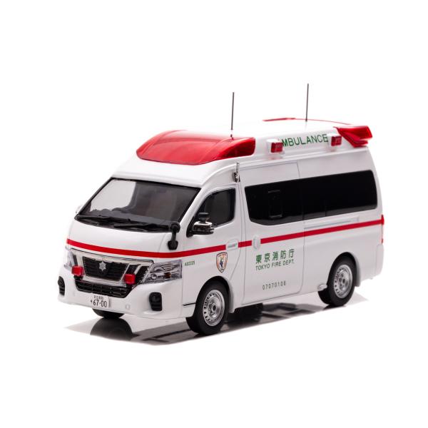 ヒコセブン 1/43 日産 パラメディック 2020 東京消防庁高規格救急車 CN432003