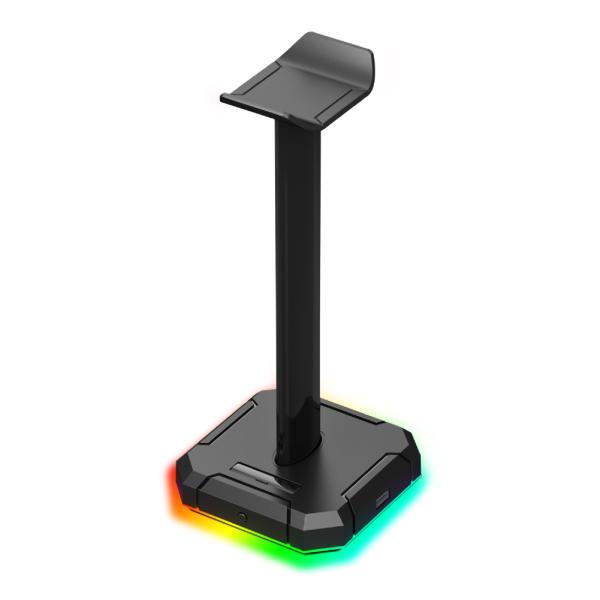 REDRAGON レッドラゴン RGB USBハブ付き ヘッドフォンスタンド SCEPTER PRO...