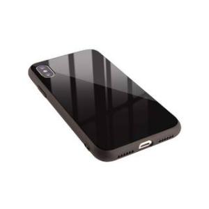 campino　カンピアーノ  campino カラーガラスケース for iPhone XS / X /BLACK　CP-IA21-GLCB/BK｜murauchi