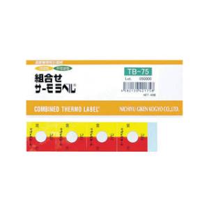 NiGK/日油技研工業 組合せサーモラベル屋外対応型 不可逆＋可逆性 80度 TB-80