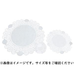 　 レースペーパー　白　丸型（５０枚入）５．５吋（１４０mm）