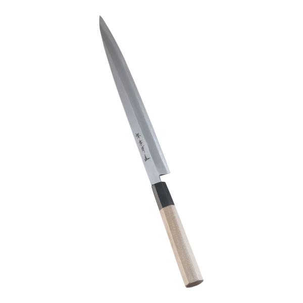 AOKI 青木刃物製作所 【堺孝行】シェフ和庖丁　銀三鋼　ふぐ引／２４cm