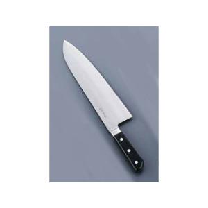 美品】龍千代 特撰 柳包丁 八寸 栗型柄 鞘付 刃渡り約240mm 柳刃 和