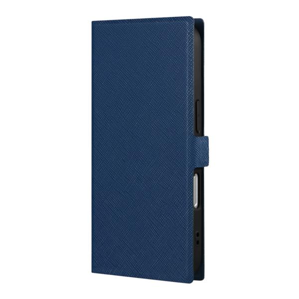 MSソリューションズ LN-IP24BSLNV iPhone 16 Pro 薄型・軽量PUレザー手帳...