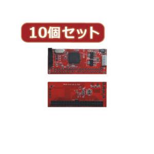 変換名人  変換名人 【10個セット】 IDEドライブ接続タイプ L型 IDE-SATALDX10｜murauchi