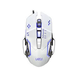 リーダーメディアテクノ 【10個セット】リーダーメディアテクノ 有線ゲーミングマウス 6ボタン ホワ...