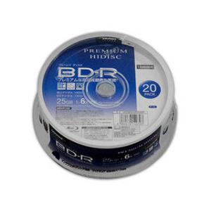 HIDISC 10個セット HIDISC BD-R 1回録画 6倍速 25GB 20枚 スピンドルケ...