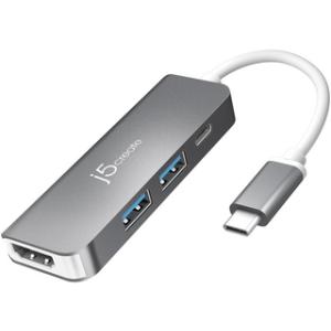 j5 create  USB-C to HDMI &amp;PD 5in1マルチアダプター JCD371