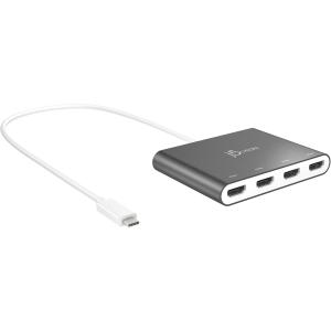 j5 create  USB-C to 4ポート HDMI マルチモニターアダプター JCA366｜murauchi