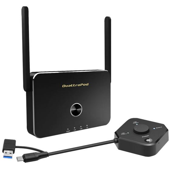 NimbleTech 受信機1台・送信機1台セット QuattroPod USB 1T1R QPU-...