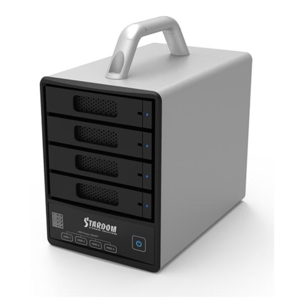 RAIDON TECHNOLOGY 4Bay USB3.2 外付ストレージ with C-Cケーブル...