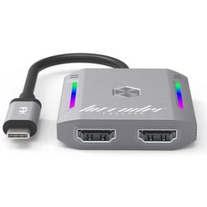 Feeltek  Type-C変換アダプター USB-C to Dual HDMI HCM002GM1F｜murauchi