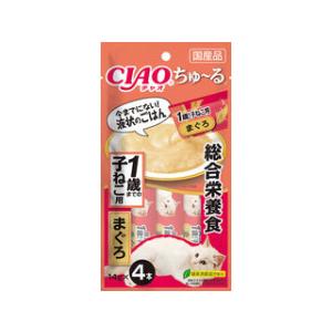 いなば CIAO ちゅ〜る 総合栄養食 1歳までの子ねこ用 まぐろ