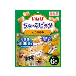 INABA いなばペットフード  いなば ちゅ〜るビッツ とりささみ 12g×6袋