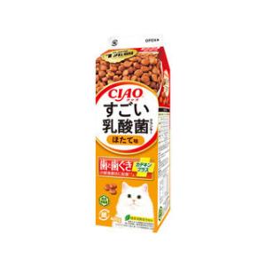 INABA いなばペットフード  CIAO すごい乳酸菌クランキー牛乳パック ほたて味 400g｜murauchi