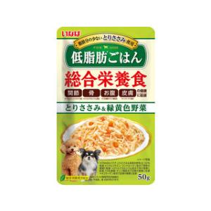 INABA いなばペットフード いなば 低脂肪ごはん とりささみ＆緑黄色野菜 50g