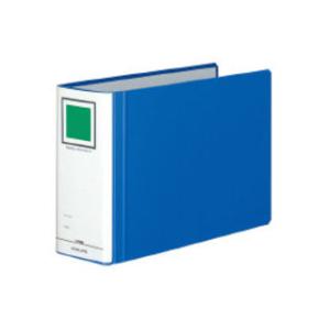 KOKUYO/コクヨ チューブファイルエコツインR A4横 80mmとじ 2穴青 フ-RT685B